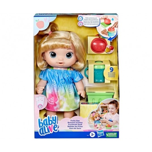 BABY ALIVE LALKA FRUITY SIPS APPLE /2 -zdjęcie numer 1