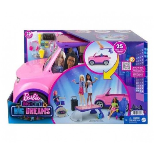 BARBIE BIG CITY DREAMS SUV AUTO SCENA /1 -zdjęcie numer 1