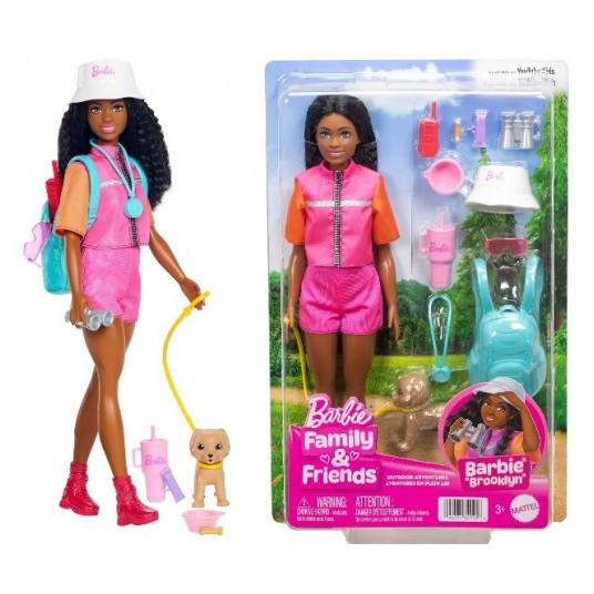 BARBIE BROOKLYN LALKA PRZYGODA NA ŁONIE NATURY /4 -zdjęcie numer 1
