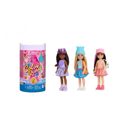 BARBIE CHELSEA COLOR REVEAL LALKA SPORTOWA /6 -zdjęcie numer 1
