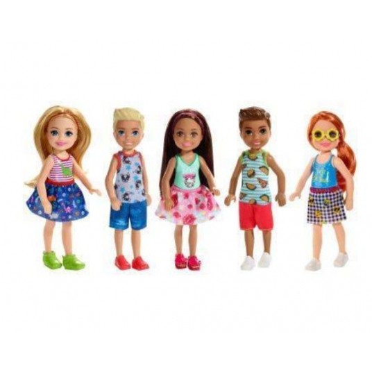 BARBIE CHELSEA LALKA PODSTAWOWA MIX /6 -zdjęcie numer 1