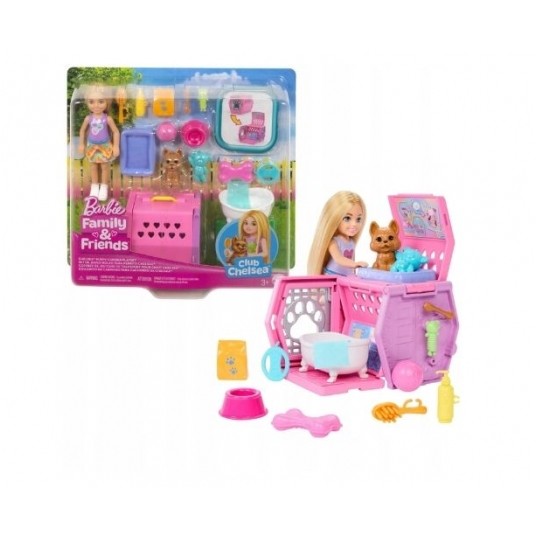 BARBIE CHELSEA ZESTAW TRANSPORTER DLA PIESKA /3 -zdjęcie numer 1