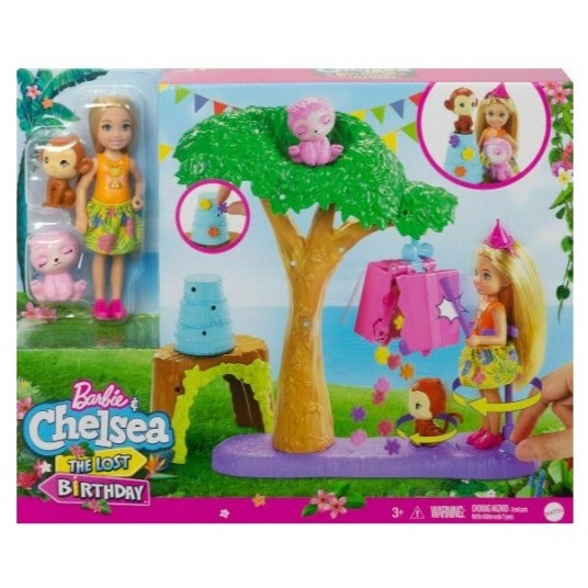BARBIE CHELSEA ZESTAW URODZINY Z NIESPODZIANKĄ -zdjęcie numer 1