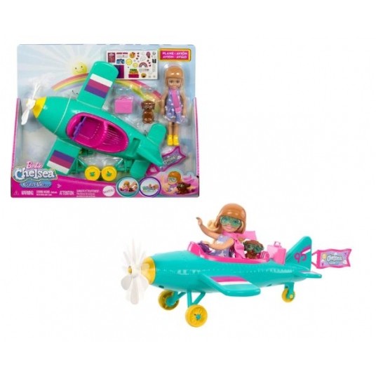 BARBIE CHELSEA ZESTAW Z AWIONETKA PILOT/3 -zdjęcie numer 1