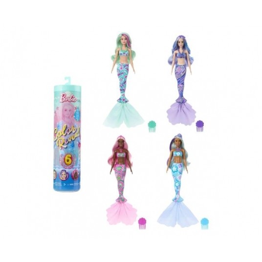 BARBIE COLOR REVEAL SYRENKA MORSKA DEEP SEA/6 -zdjęcie numer 1