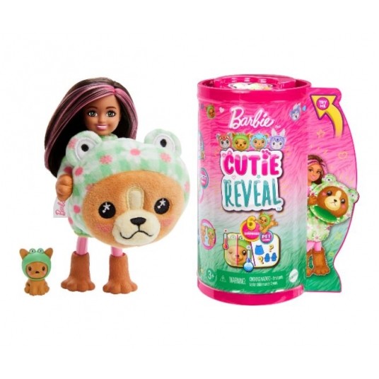 BARBIE CUTIE REVEAL LALKA CHELSEA PIESEK-ŻABKA / -zdjęcie numer 1