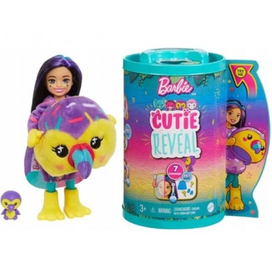 BARBIE CUTIE REVEAL LALKA CHELSEA TUKAN/4 -zdjęcie numer 1