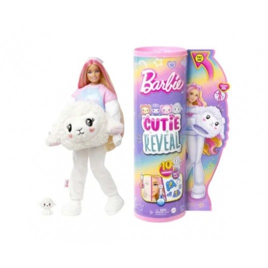 BARBIE CUTIE REVEAL LALKA W PRZEBRANIU OWIECZKA /4 -zdjęcie numer 1