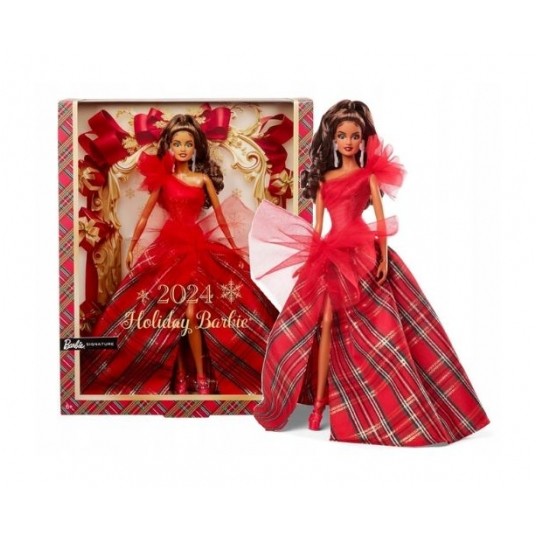 BARBIE DOLL LALKA DARK BLOND HOLIDAY2024 /3 -zdjęcie numer 1