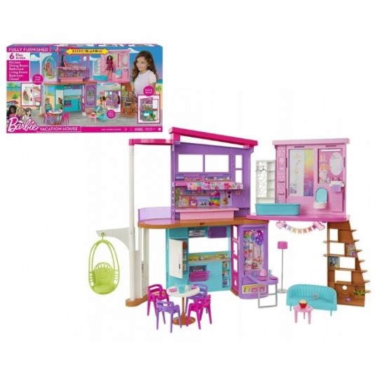 BARBIE DOMEK DLA LALEK MALIBU HOUSE -zdjęcie numer 1