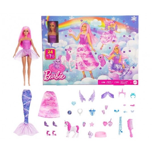 BARBIE DREAMTOPIA LALKA + 24 AKCESORIA /4 -zdjęcie numer 1