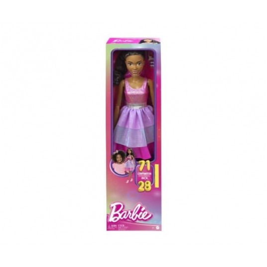 BARBIE DUŻA LALKA 71CM RÓŻOWA SUKIENKA / 1 -zdjęcie numer 1