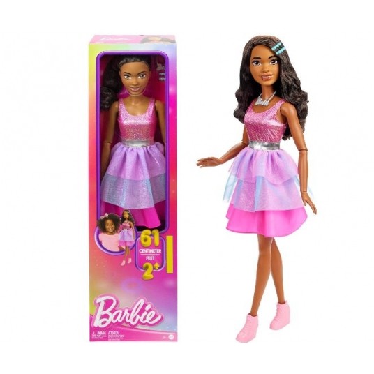 BARBIE DUŻA LALKA 71CM RÓŻOWA SUKIENKA / 1 -zdjęcie numer 2