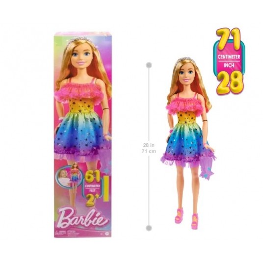 BARBIE DUŻA LALKA BLONDYNKA 70cm /1 -zdjęcie numer 1