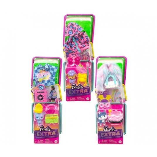 BARBIE EXTRA AKCESORIA ZWIERZĄTKO + UBRANKO /4 -zdjęcie numer 1