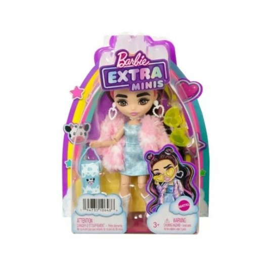 BARBIE EXTRA MINIS LALKA W FUTRZE / 3 -zdjęcie numer 1