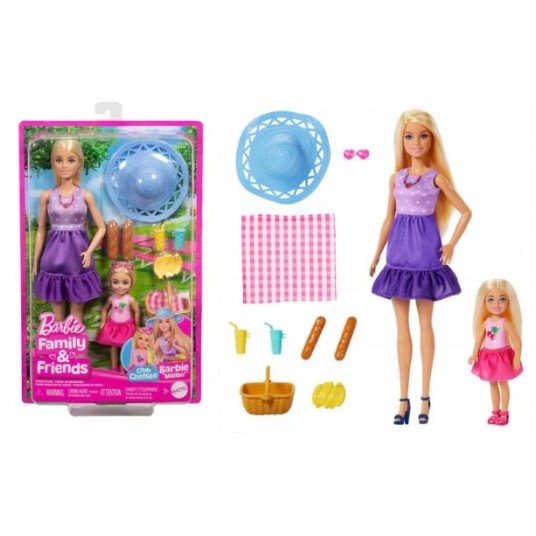 BARBIE FAMILY & FRIENDS SIOSTRY NA PIKNIKU /4 -zdjęcie numer 1