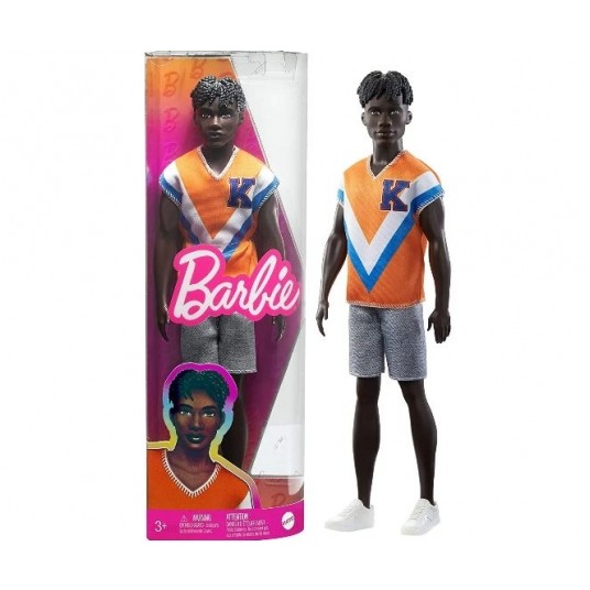 BARBIE FASHIONISTAS LALKA KEN SPORTOWY STRÓJ /6 -zdjęcie numer 1