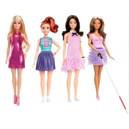 BARBIE FASHIONISTAS LALKA MODNE PRZYJACIÓŁKI /4 -zdjęcie numer 1