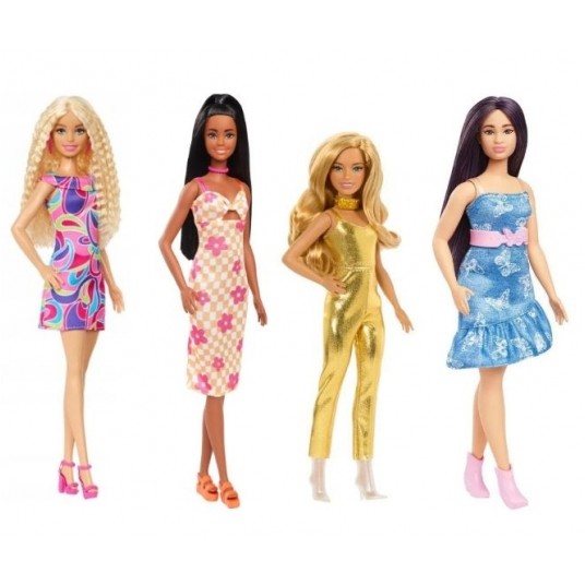 BARBIE FASHIONISTAS LALKA MODNE PRZYJACIÓŁKI /4 -zdjęcie numer 1