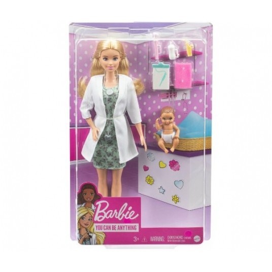 BARBIE KARIERA LALKA PEDIATRA /4 -zdjęcie numer 1