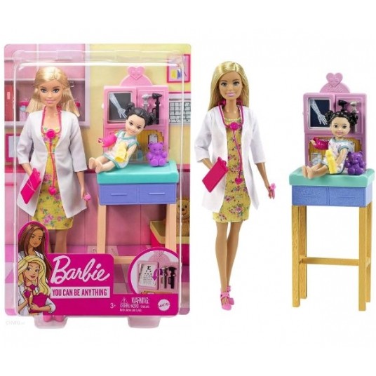 BARBIE KARIERA LALKA PEDIATRA /6 -zdjęcie numer 1