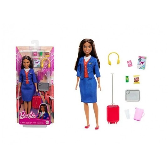 BARBIE KARIERA LALKA STEWARDESSA /4 -zdjęcie numer 1