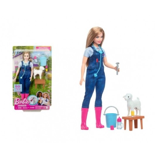 BARBIE KARIERA LALKA WETERYNARKA NA FARMIE /6 -zdjęcie numer 1