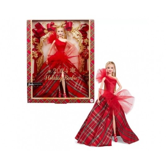 *** BARBIE LALKA BLOND ŚWIĄTECZNA HOLIDAY 2024 /3 -zdjęcie numer 1