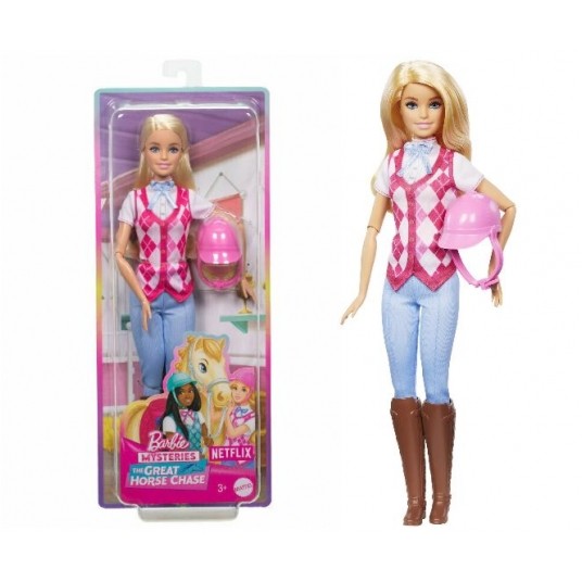 BARBIE LALKA DŻOKEJKA BLONDYNKA /4 -zdjęcie numer 1