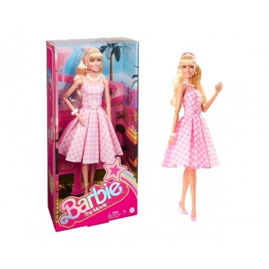 BARBIE LALKA FILMOWA MARGOT RÓŻOWA SUKIENKA/3 -zdjęcie numer 1