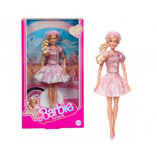 BARBIE LALKA FILMOWA SIGNATURE RÓŻOWA SUKIENKA./1 -zdjęcie numer 1