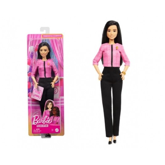 BARBIE LALKA KANDYDATKA NA PREZYDENTA DARK HAIR /4 -zdjęcie numer 1