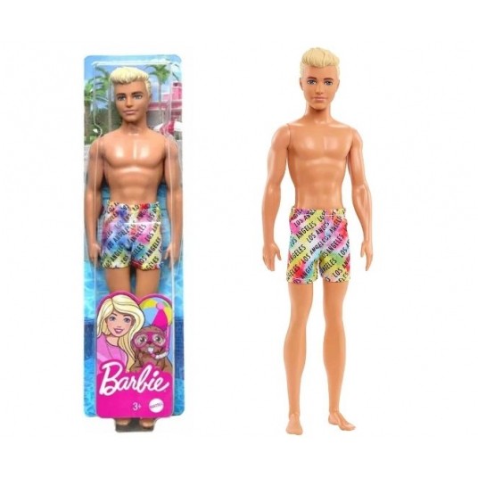 BARBIE LALKA KEN NA PLAŻY - BLONDYN /6 -zdjęcie numer 1