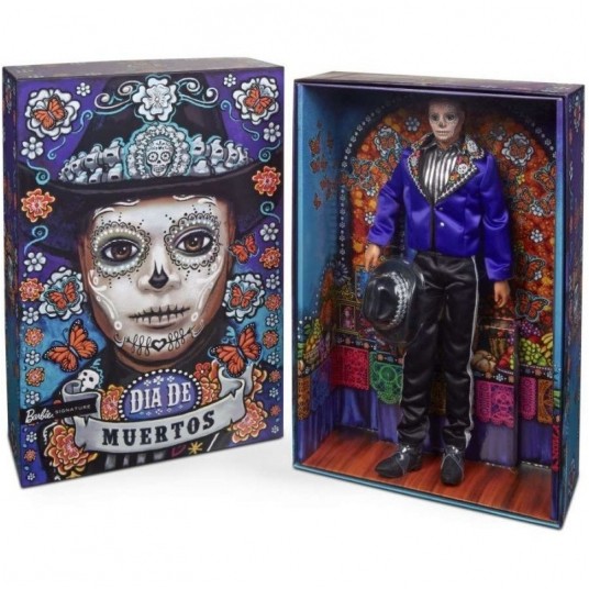 BARBIE LALKA KOLEKCJONERSKA KEN DIA DE MUERTOS /1 -zdjęcie numer 1