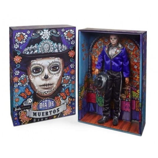 BARBIE LALKA KOLEKCJONERSKA KEN DIA DE MUERTOS /1 -zdjęcie numer 2