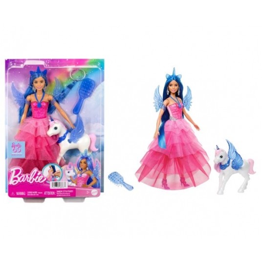 BARBIE LALKA KSIĘŻNICZKA SAPPHIRE + JEDNOROŻEC /4 -zdjęcie numer 1