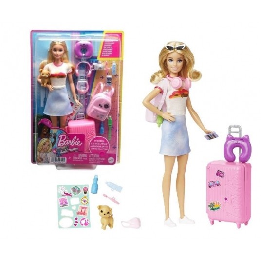BARBIE LALKA MALIBU W PODRÓŻY /4 -zdjęcie numer 1
