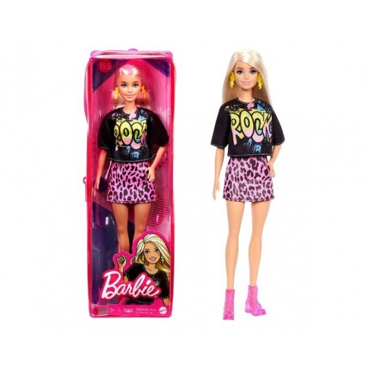 BARBIE LALKA MODOWA FASHIONISTAS ROCK/4 -zdjęcie numer 1
