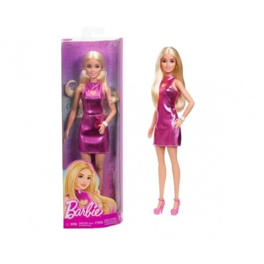 BARBIE LALKA MODOWA W RÓŻOWEJ SUKIENCE -zdjęcie numer 1