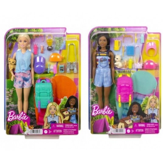 BARBIE LALKA NA KEMPINGU + AKCESORIA -zdjęcie numer 1