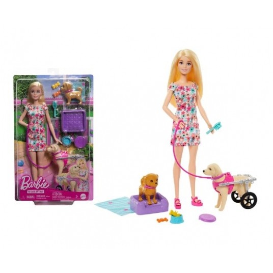 BARBIE LALKA OPIEKUNKA I PIESEK NA WÓZKU/4 -zdjęcie numer 1