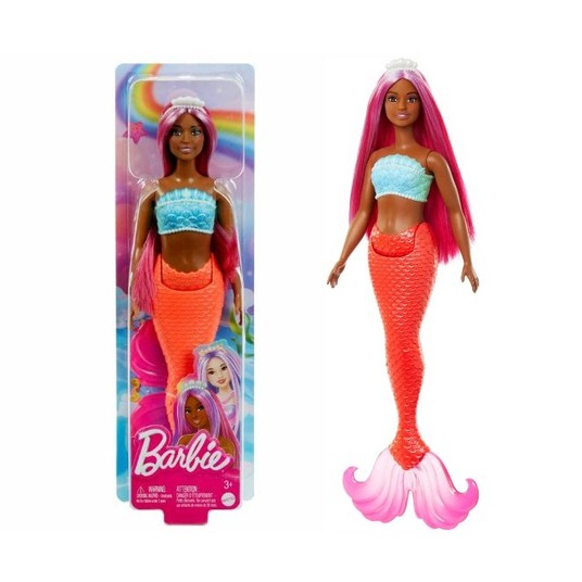 BARBIE LALKA SYRENKA CZERWONY OGON /6 -zdjęcie numer 1
