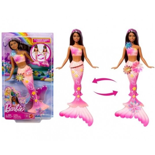 BARBIE LALKA SYRENKA ROZKWITAJĄCE KWIATY/4 -zdjęcie numer 1