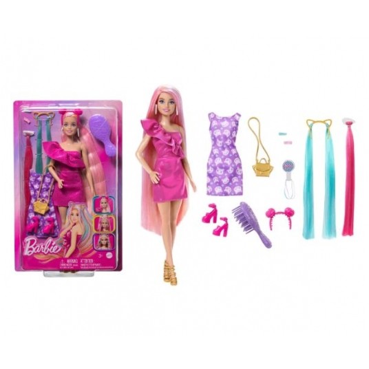 BARBIE LALKA TOTALLY HAIR KOLOROWE WŁOSY /6 -zdjęcie numer 1