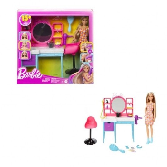 BARBIE LALKA TOTALLY HAIR SALON FRYZJERSKI /2 -zdjęcie numer 1