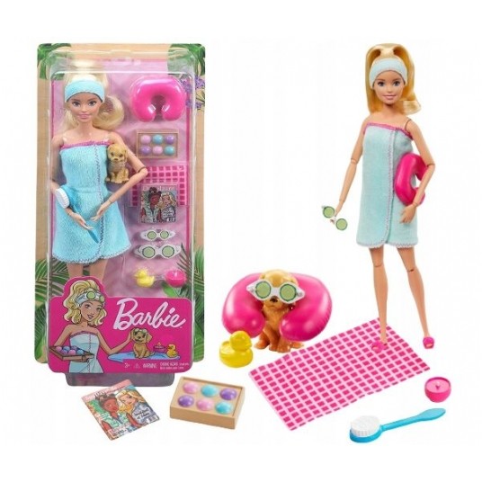 BARBIE LALKA Z PIESKIEM ZESTAW RELAKS W SPA /4 -zdjęcie numer 1
