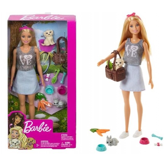 BARBIE LALKA ZE ZWIERZĄTKAMI /6 -zdjęcie numer 1