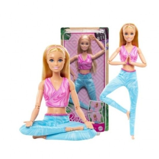 BARBIE MADE TO MOVE GIMNASTYCZKA BLONDYNKA/6/4 -zdjęcie numer 1
