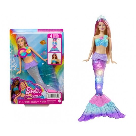 *** BARBIE MALIBU SYRENKA MIGOCZĄCE ŚWIATEŁKO -zdjęcie numer 1